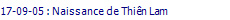 17-09-05 : Naissance de Thin Lam